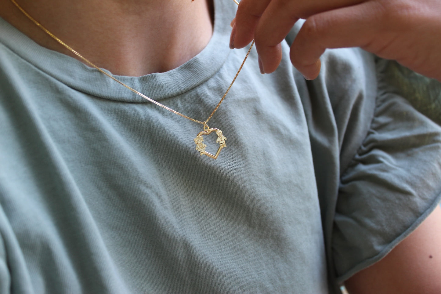 Collar Corazón niña y niño