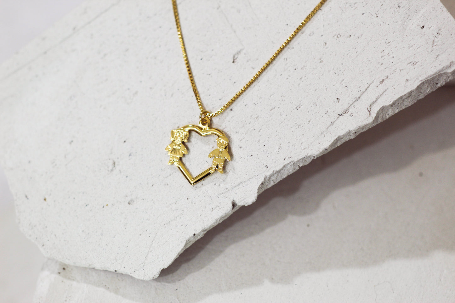 Collar Corazón niña y niño