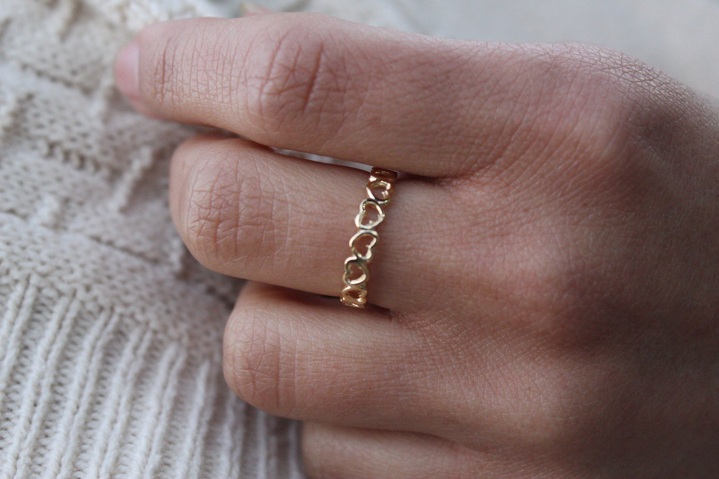 Anillo Corazones Cali