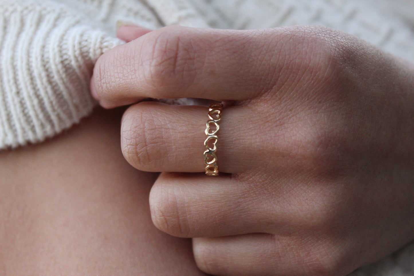 Anillo Corazones Cali