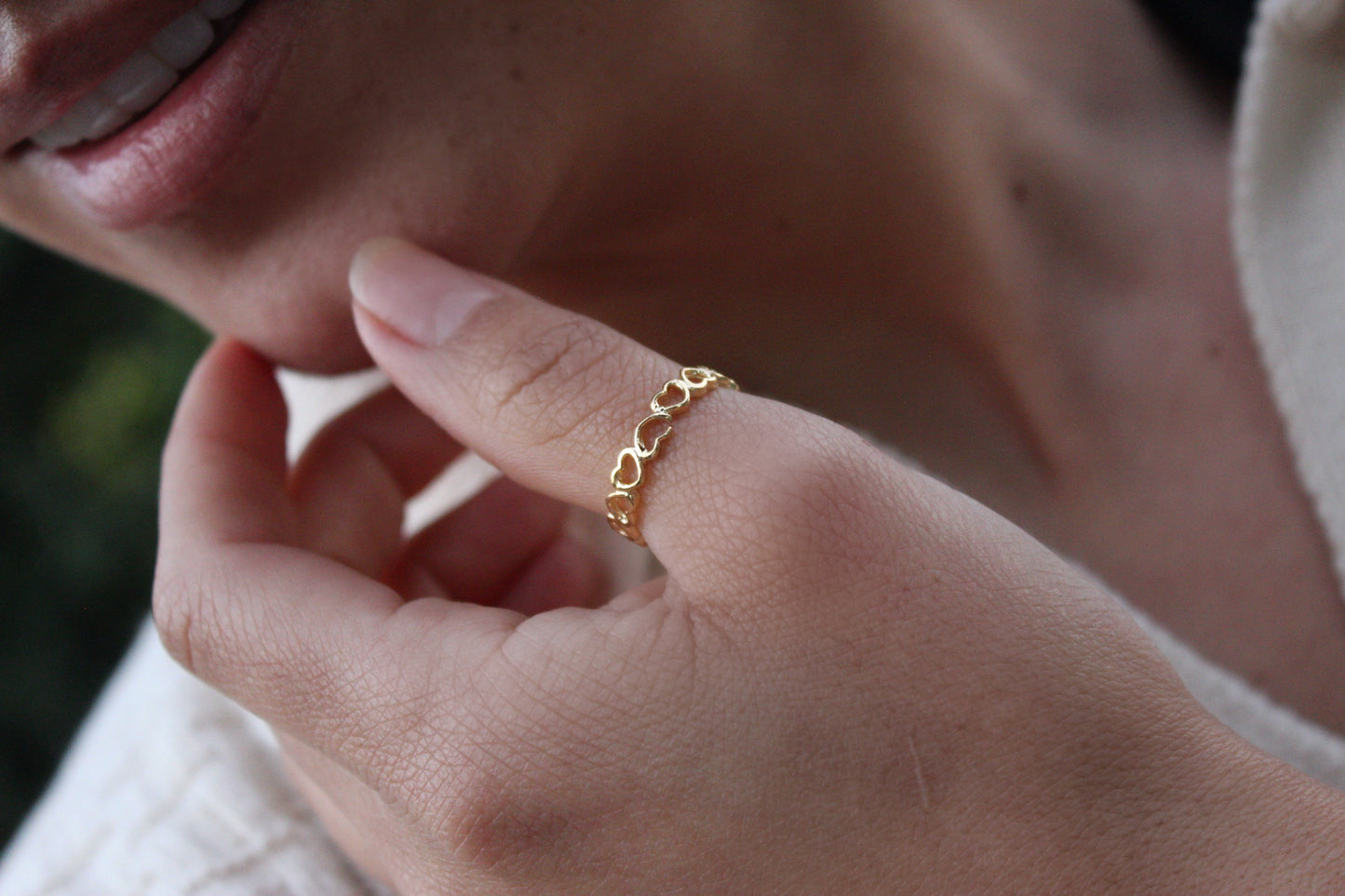 Anillo Corazones Cali