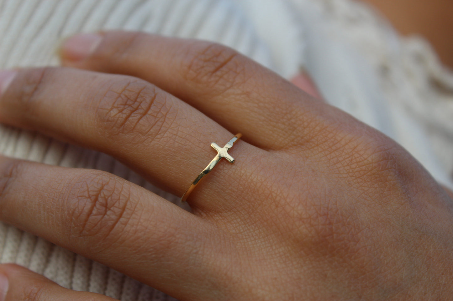 Anillo Cruz Silk