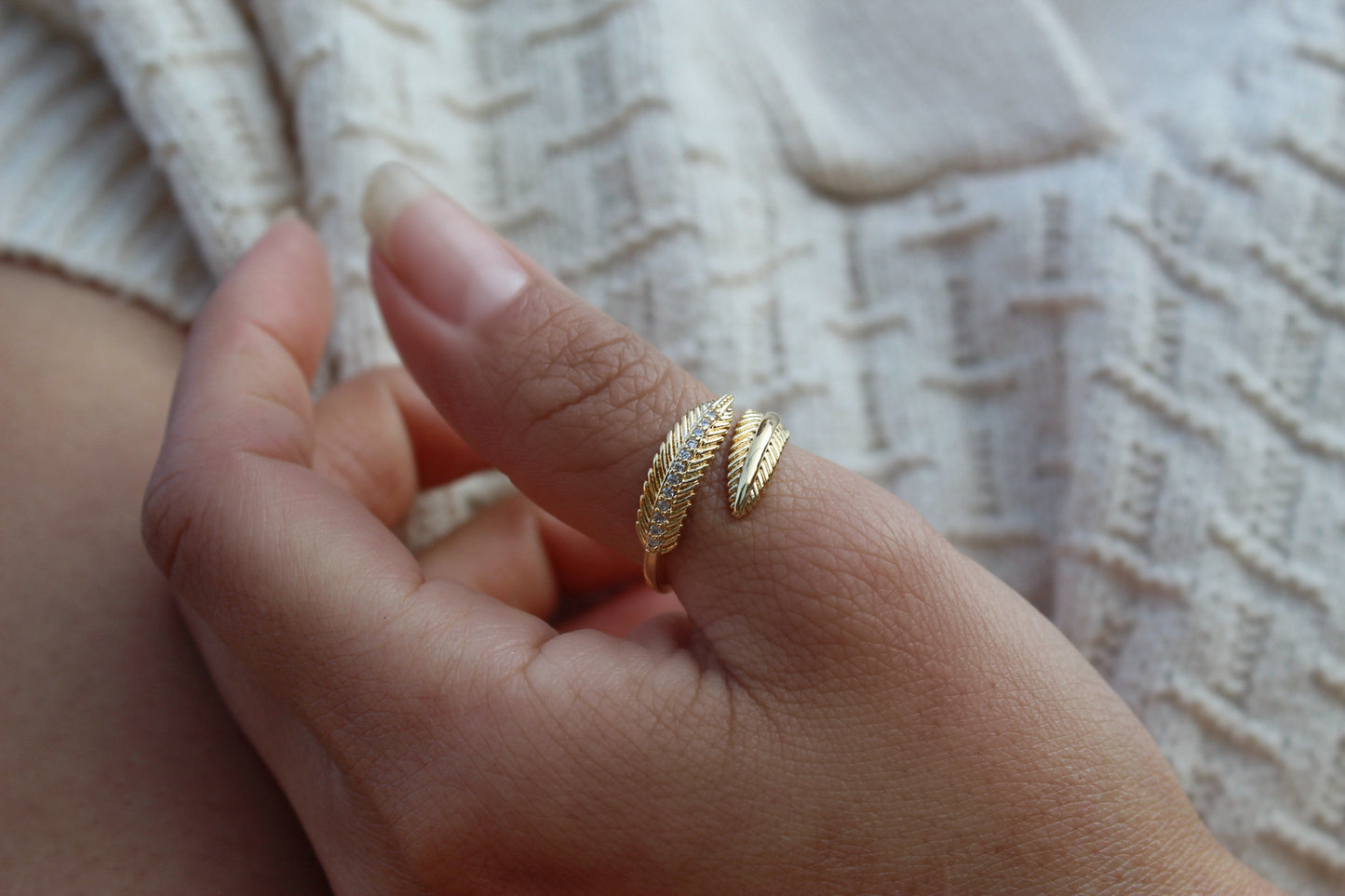 Anillo Dua Hoja Frost