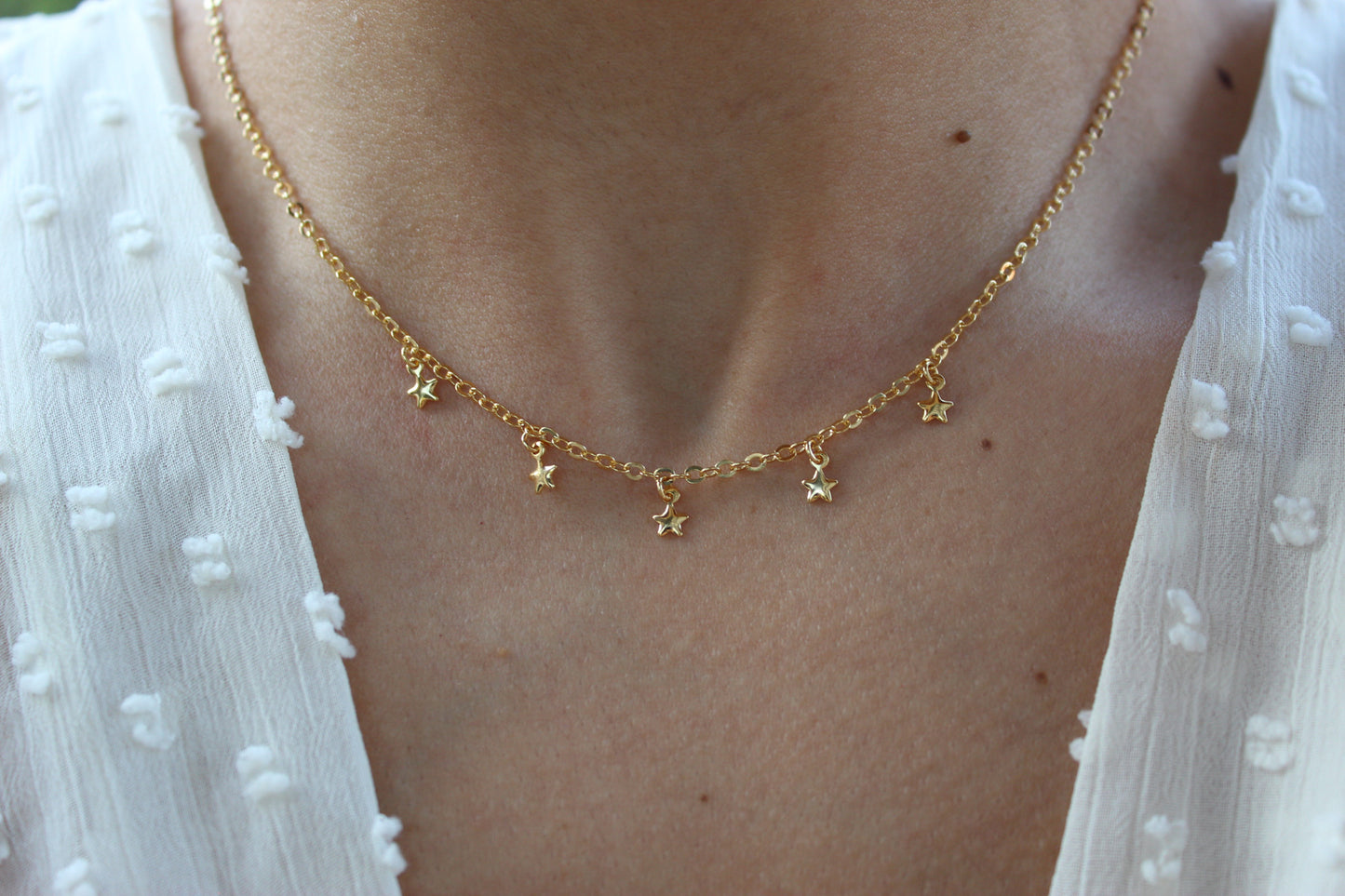 Collar Copelia BB Mini Stella, un cielo de estrellas en tu estilo.