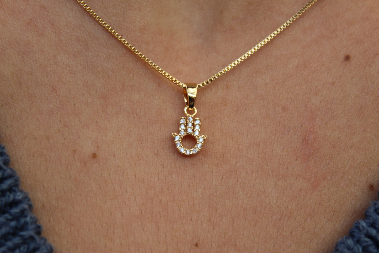 Collar Hamsa Cali Frost