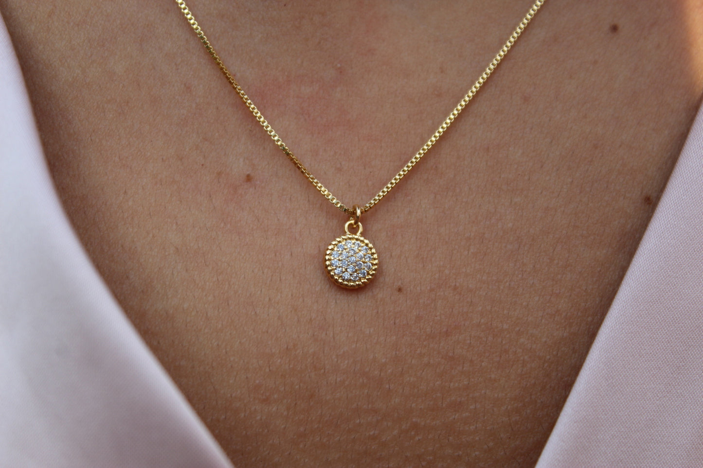 Collar Medalla Frost Bor