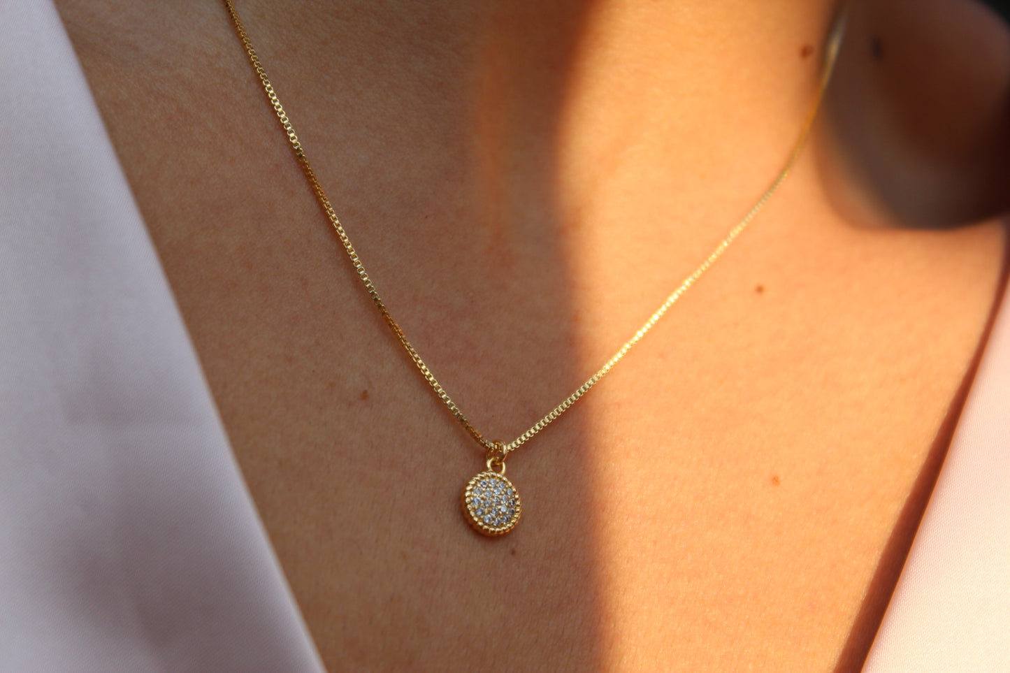 Collar Medalla Frost Bor