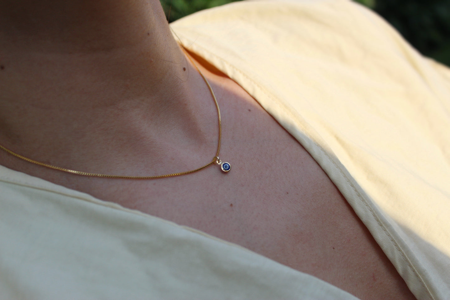 Collar BB Ojo Turco, protección con estilo sutil como nunca antes viste
