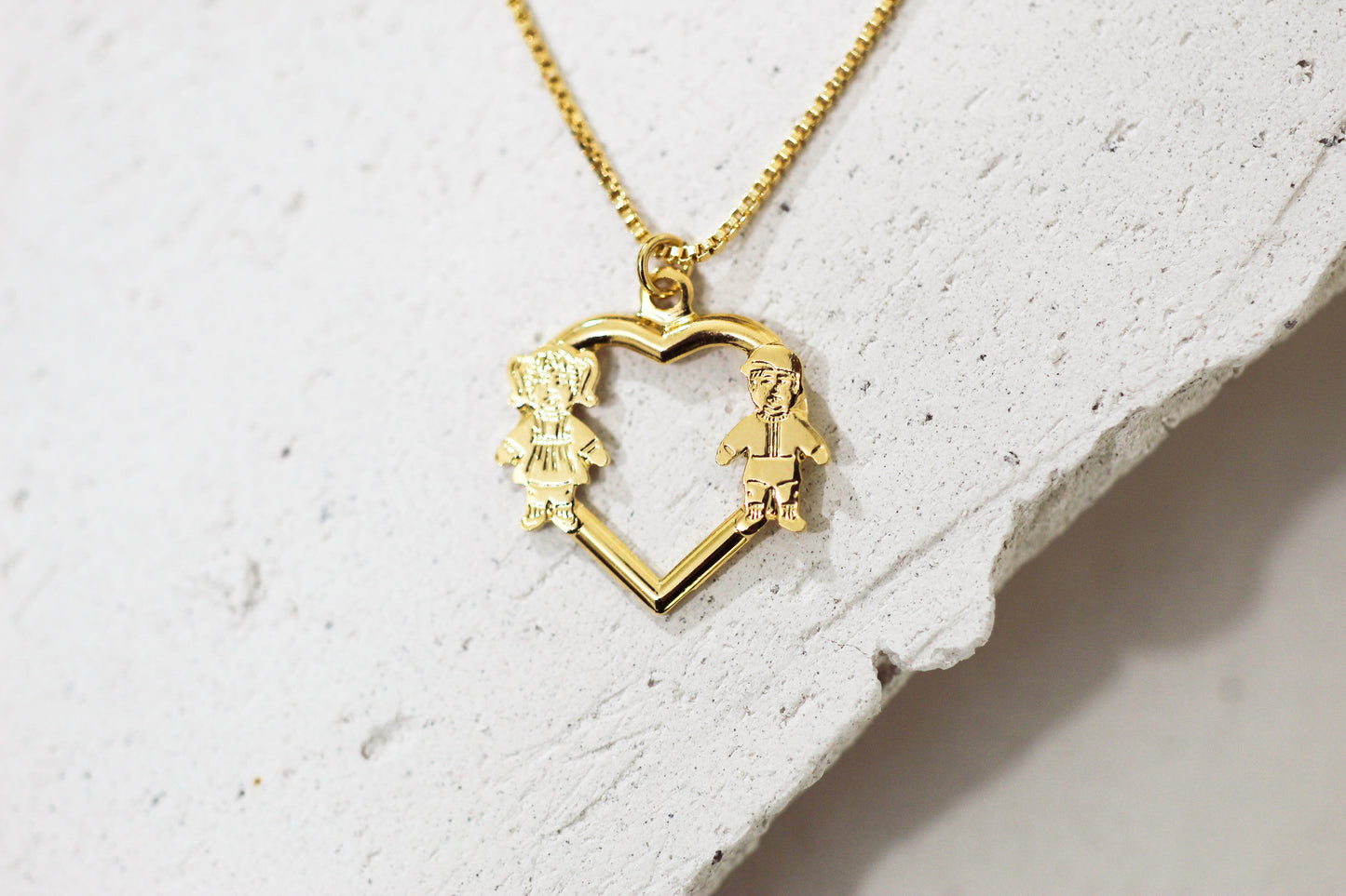Collar Corazón niña y niño