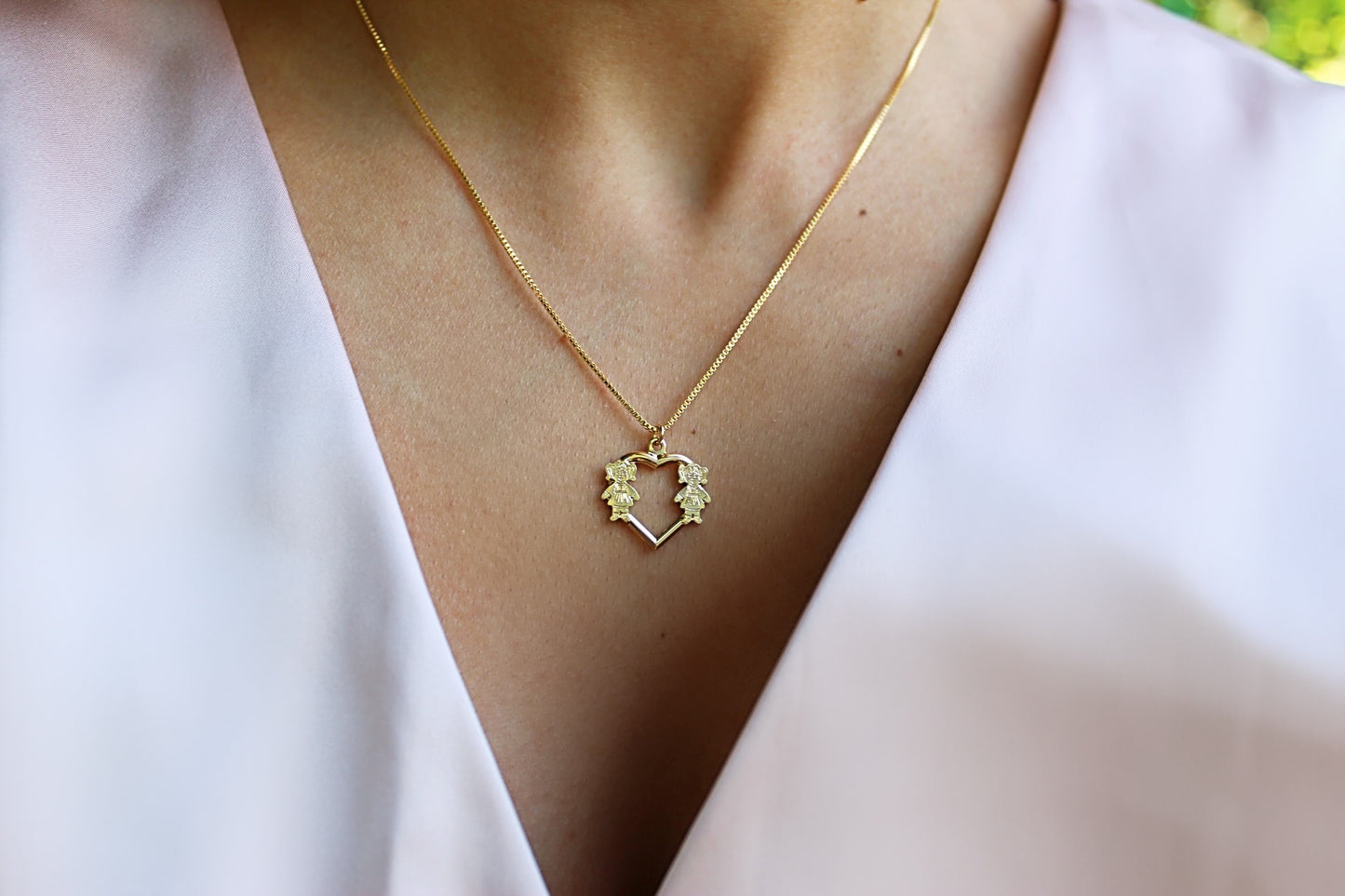 Collar Corazón niñas