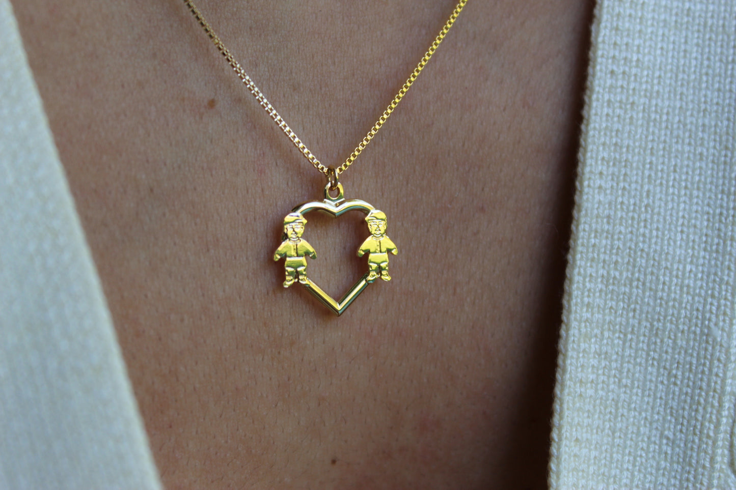 Collar Corazón Niños