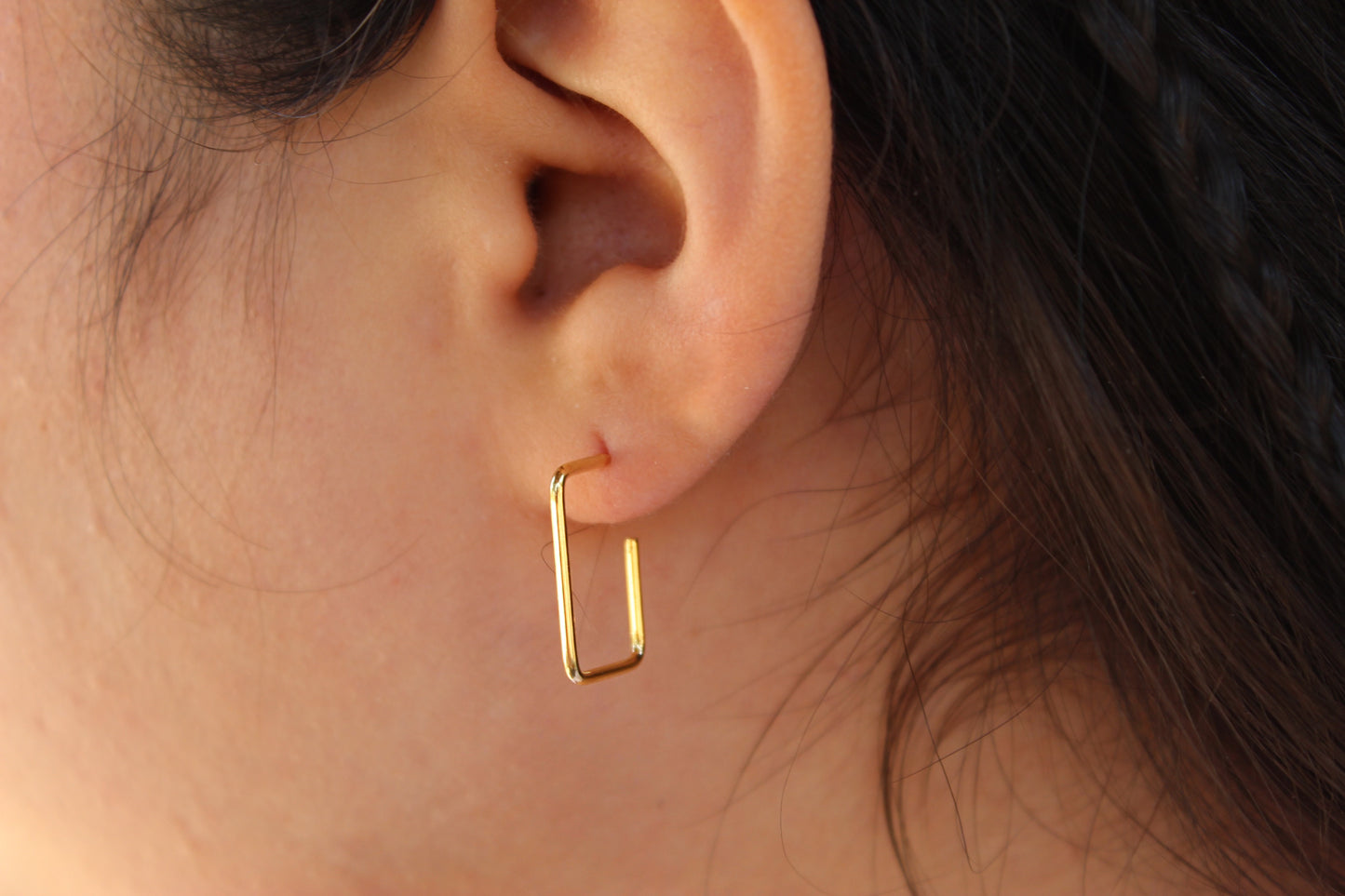 Argollas Rectangular