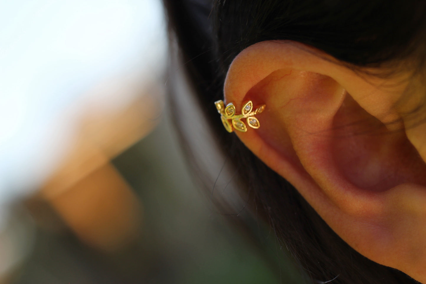 Earcuff BB hoja frost