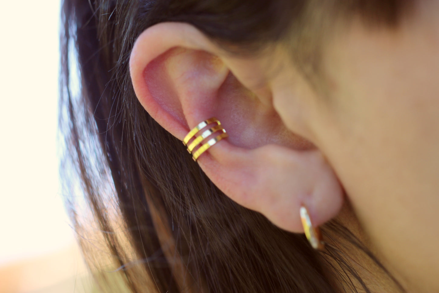 Earcuff Tri Líneas