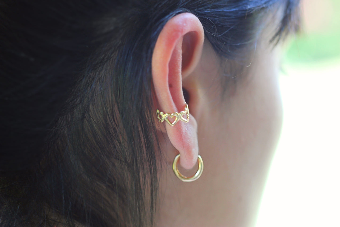Earcuff Corazones