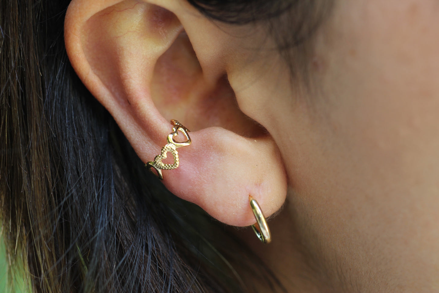 Earcuff Corazones