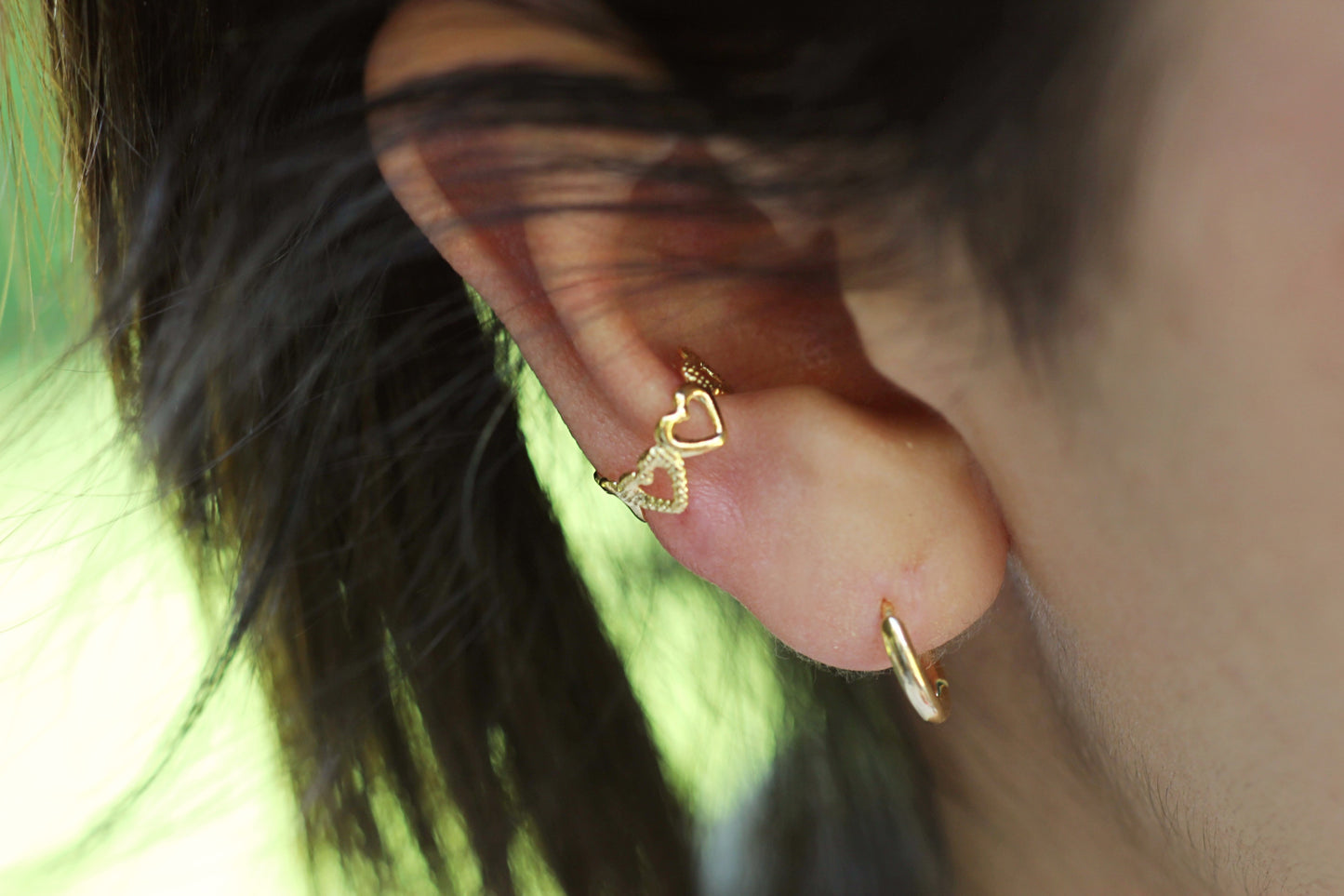 Earcuff Corazones