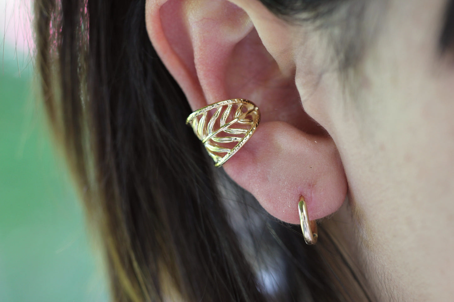 Earcuff Hoja gru