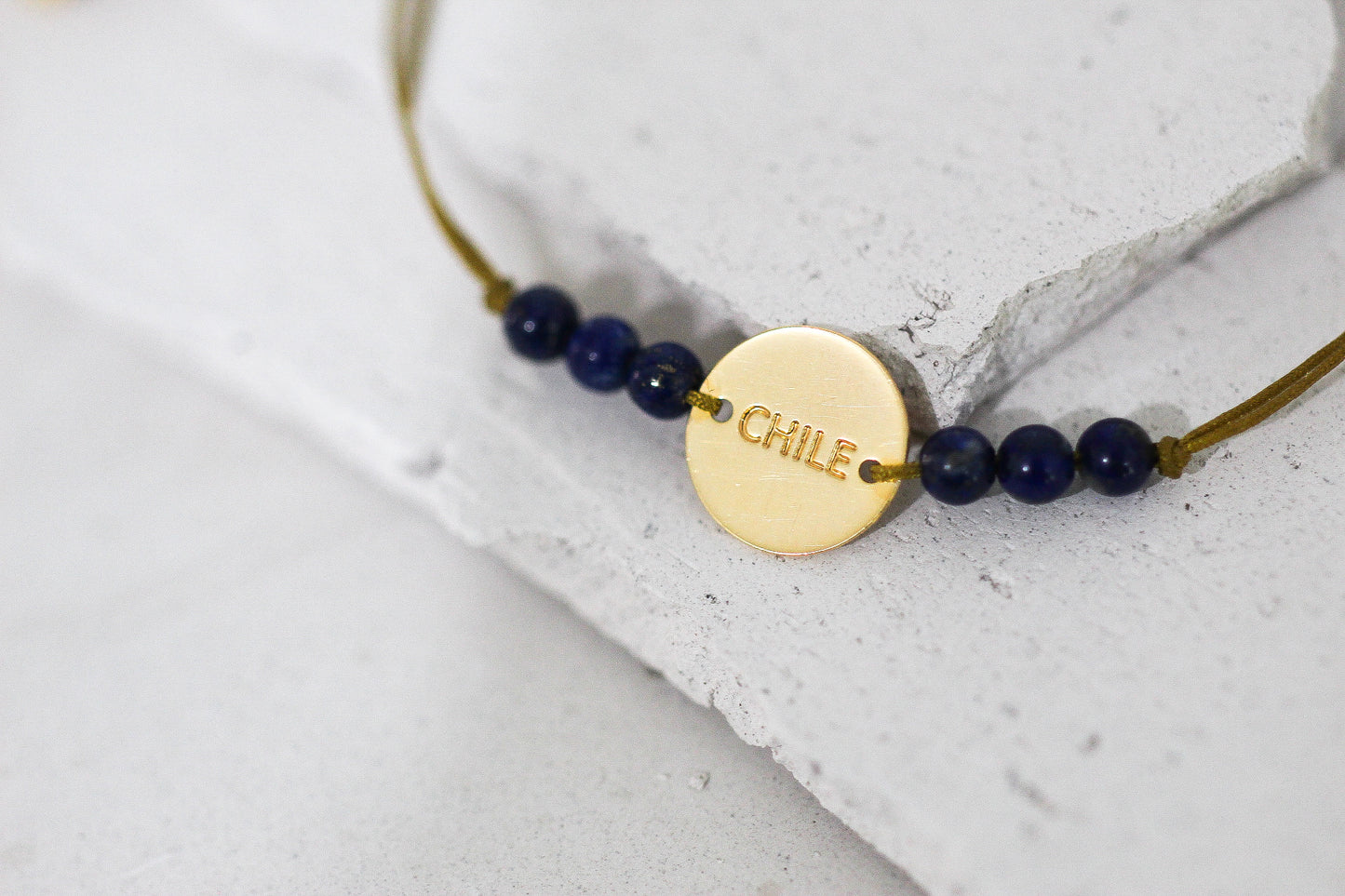 Pulsera Chile Lapislázuli