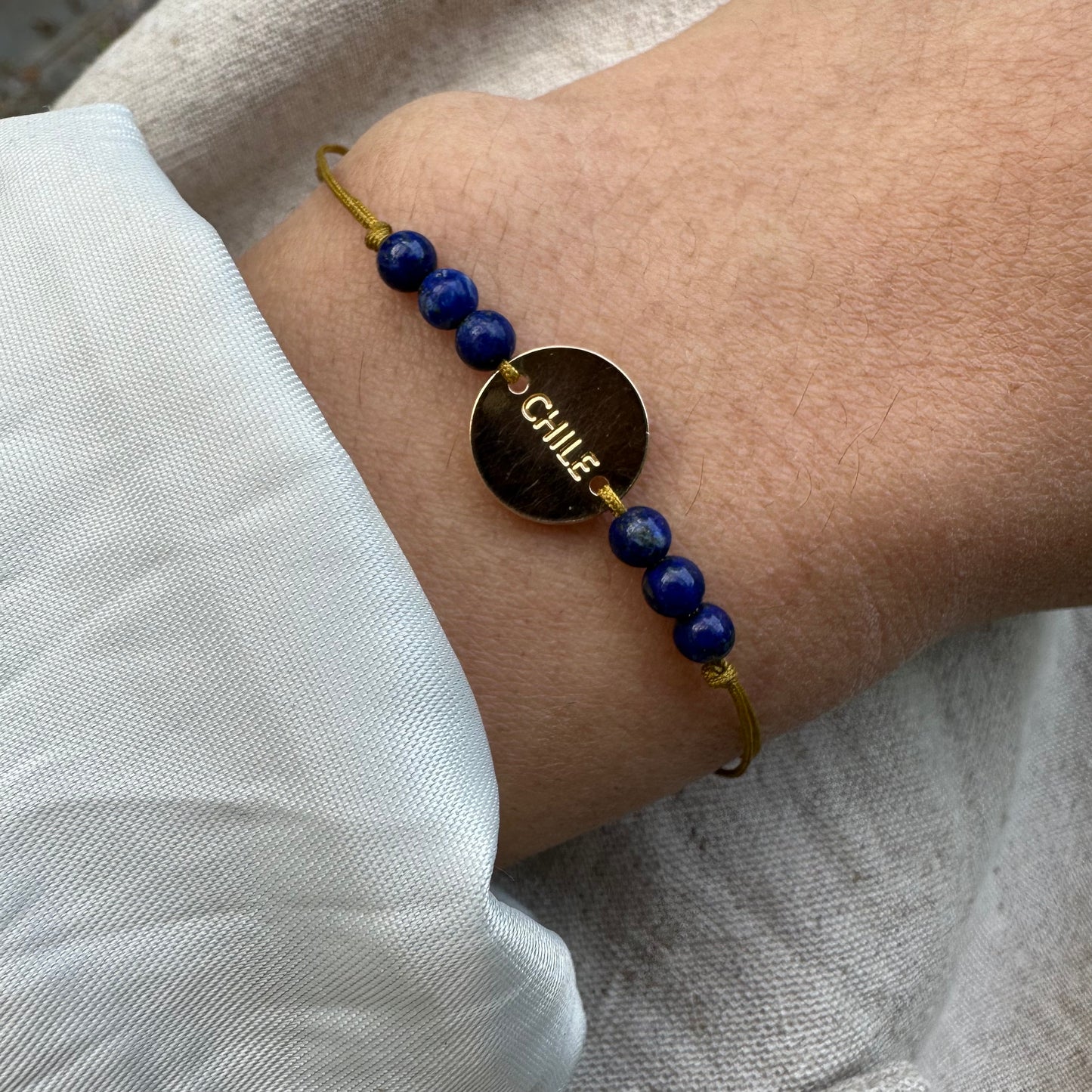 Pulsera Chile Lapislázuli
