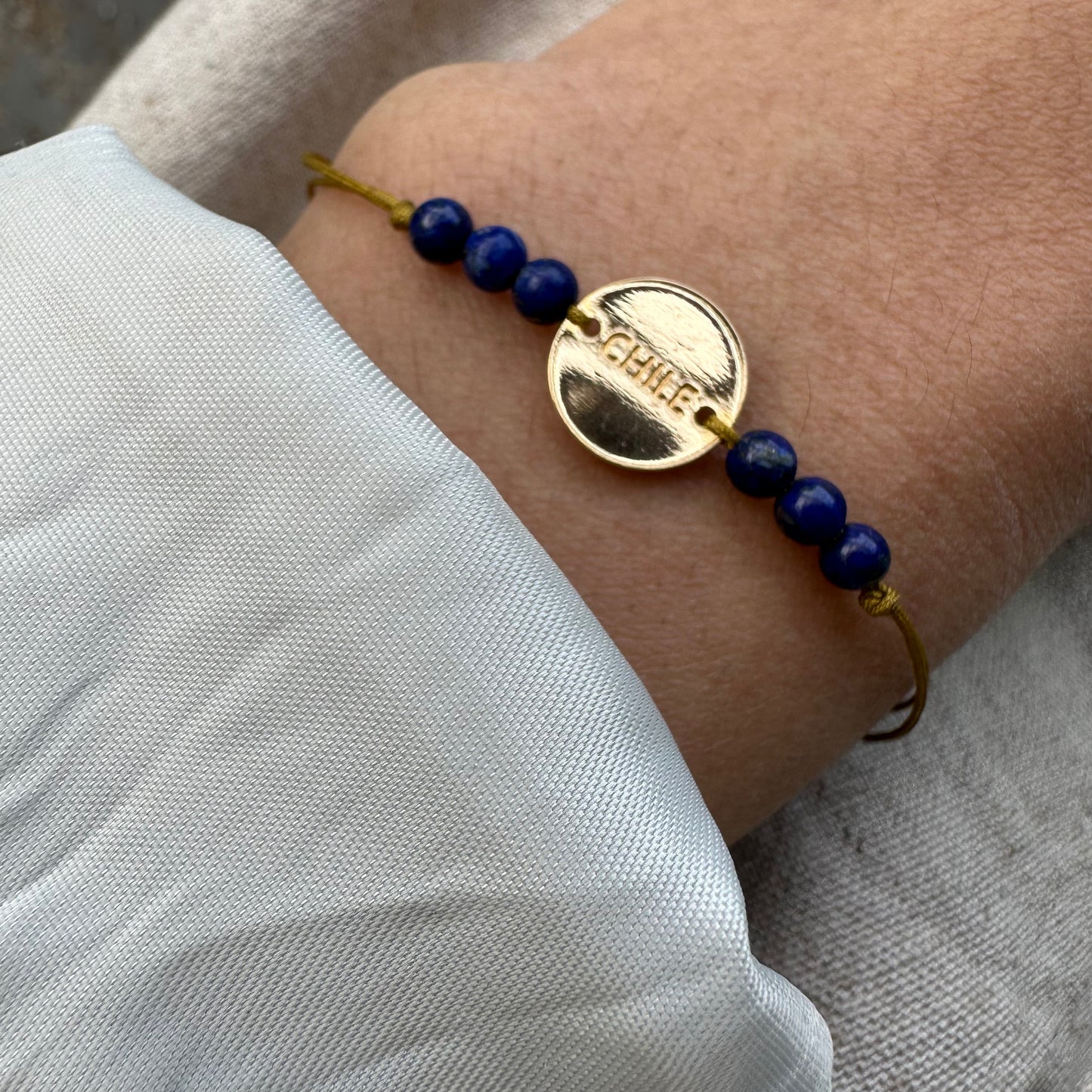 Pulsera Chile Lapislázuli