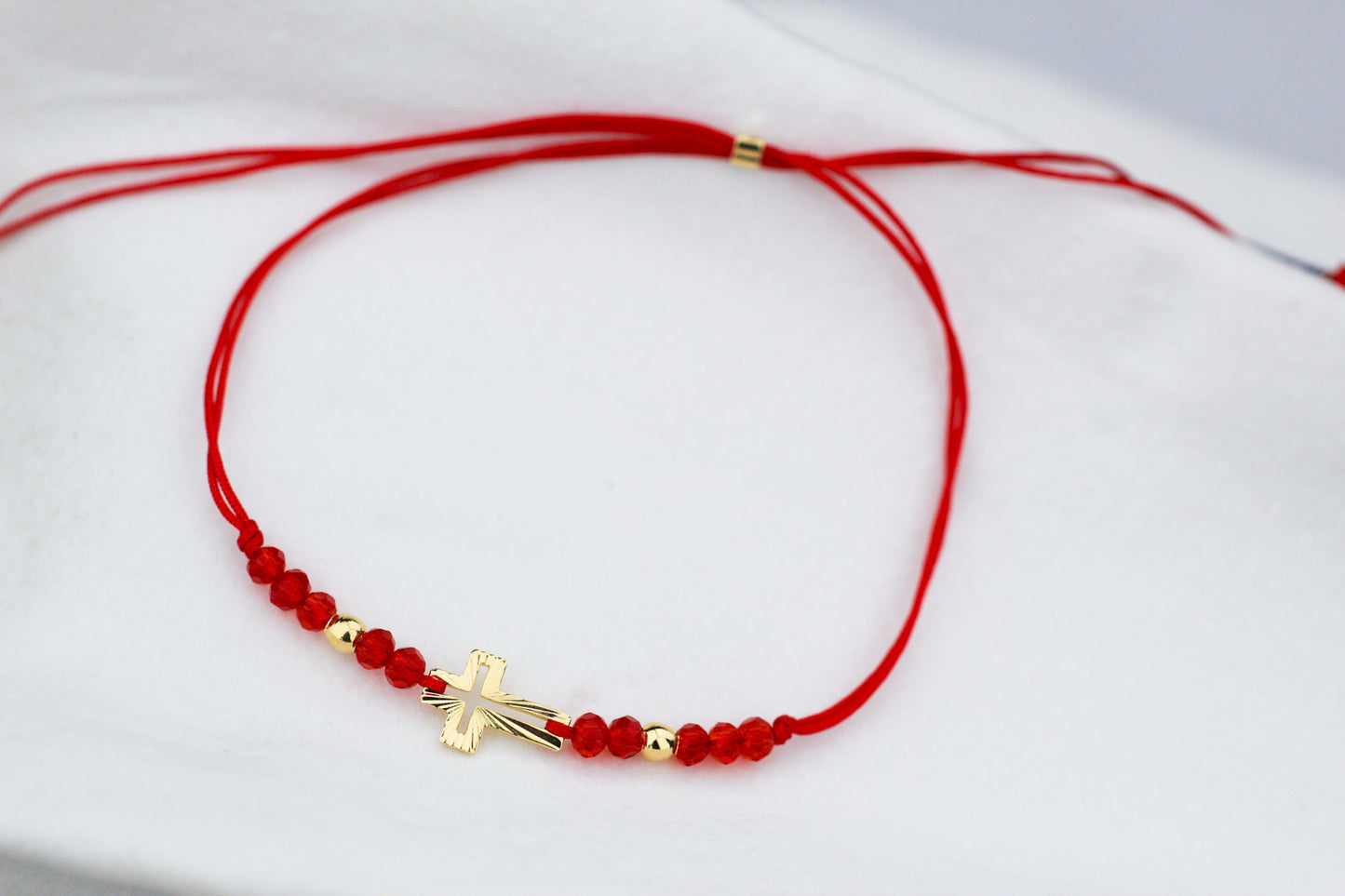 Pulsera Cruz Cali Tex Cristal, fe que acompaña cada día