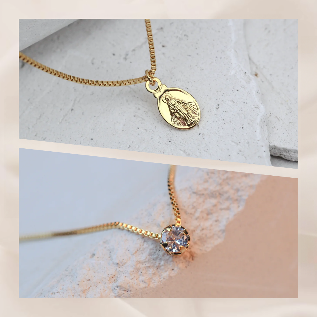 Collar Luz XS + Collar BB Virgen