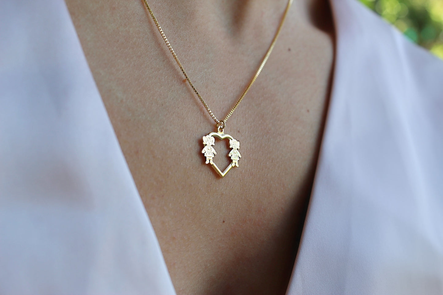 Collar Corazón niñas