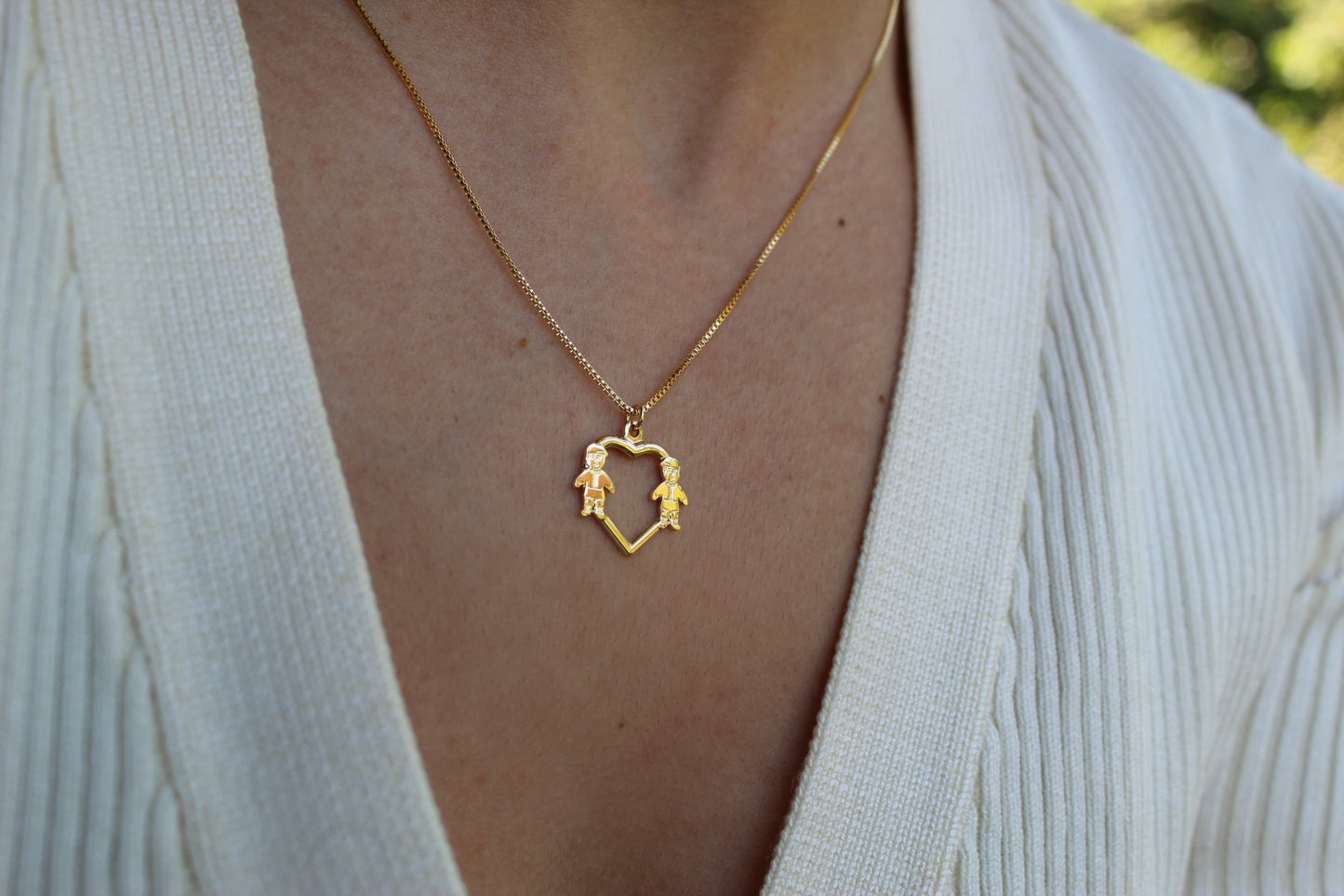 Collar Corazón Niños