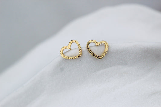 Aros Corazón Cali Satin Gru, un toque de cariño que se nota