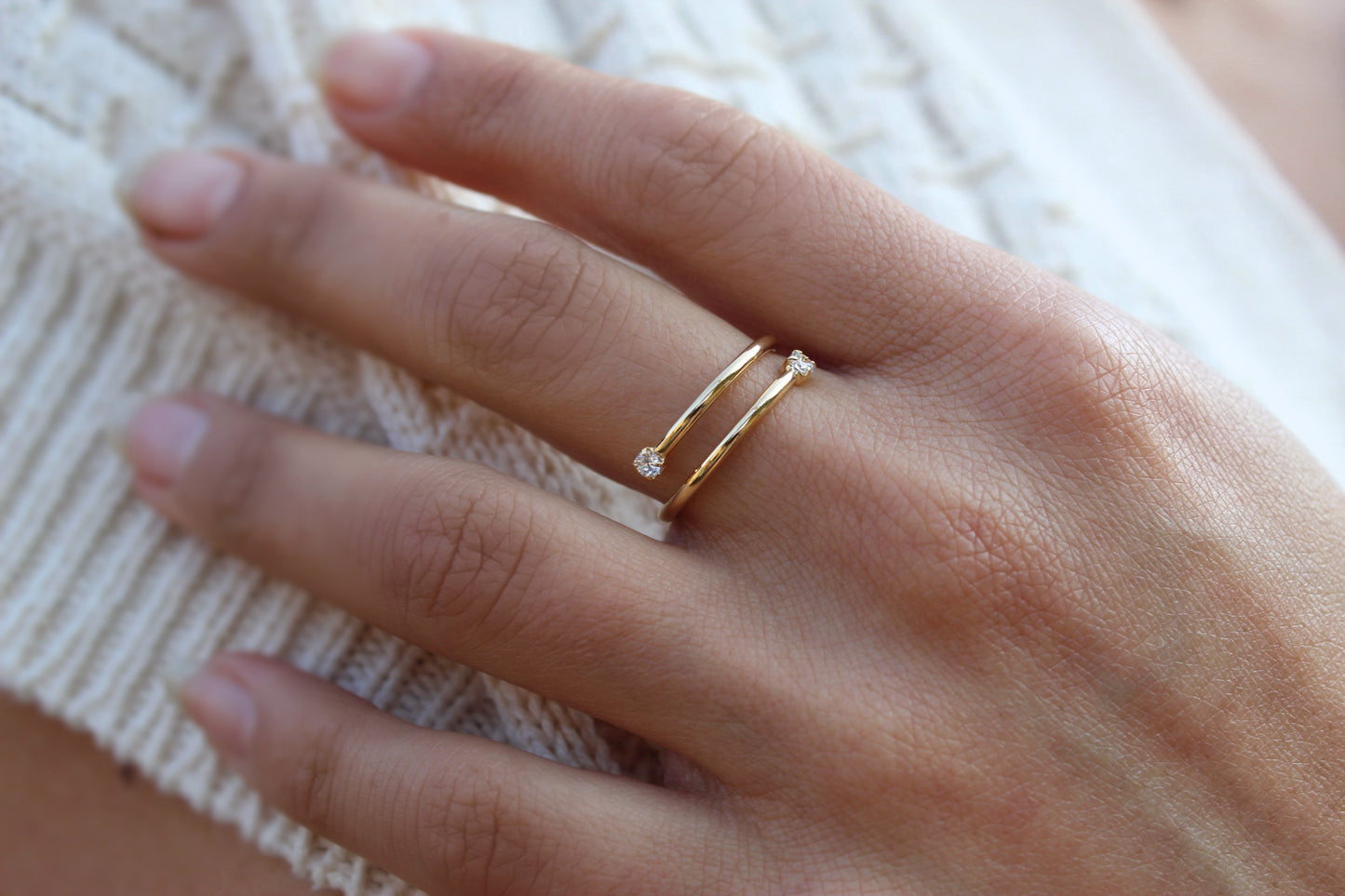 Anillo Dua Línea Luz