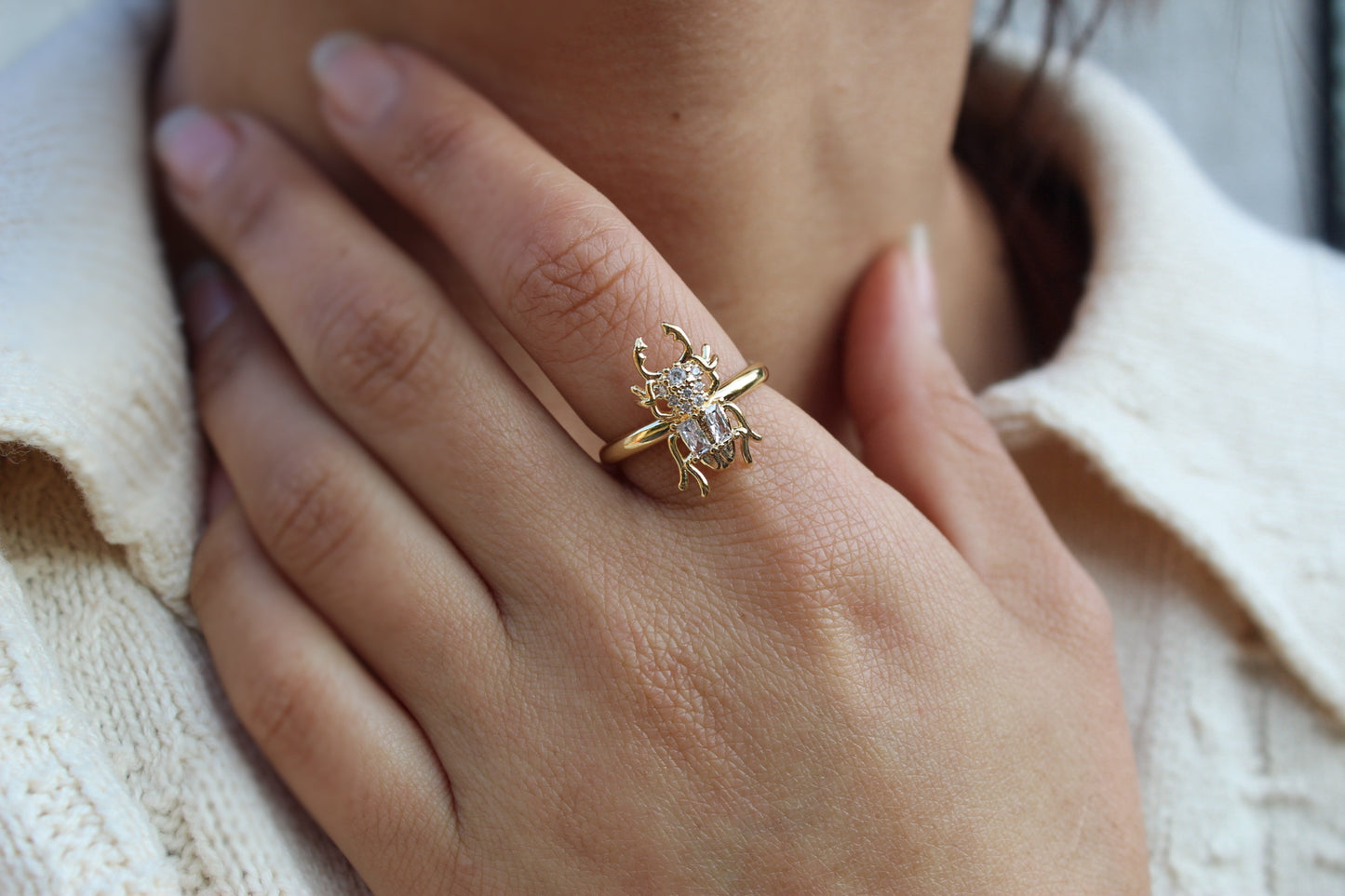 Anillo Escarabajo Frost