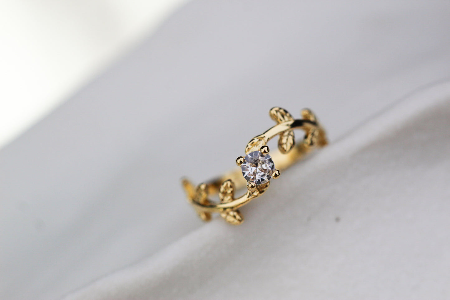 Anillo Hoja Curva Luz