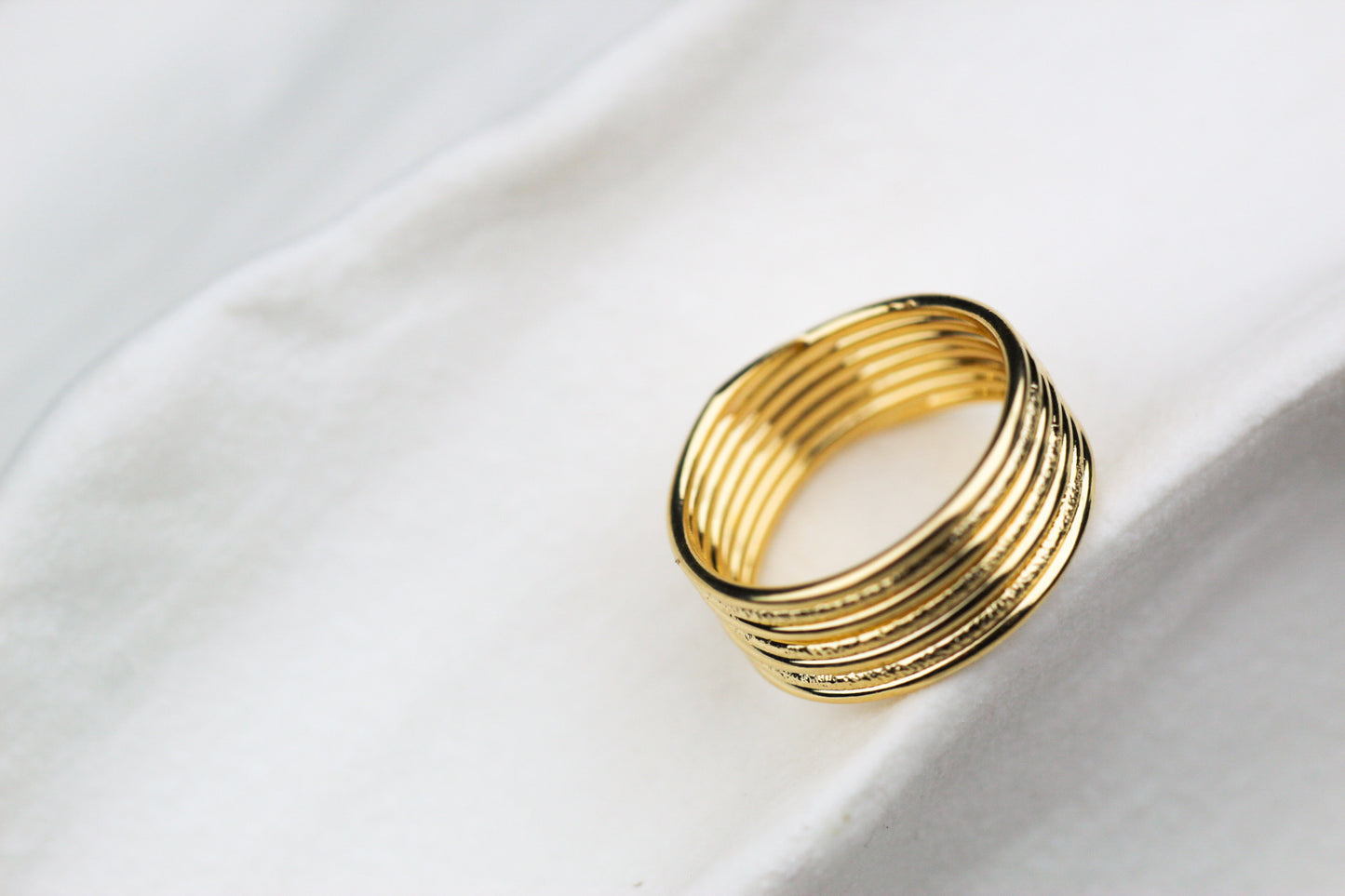 Anillo Líneas ancho