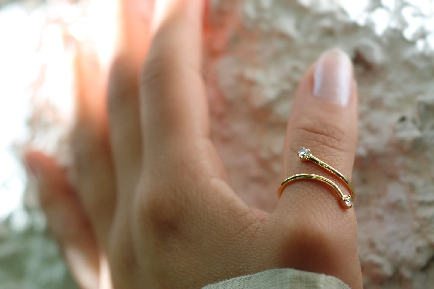 Anillo Luz Curva