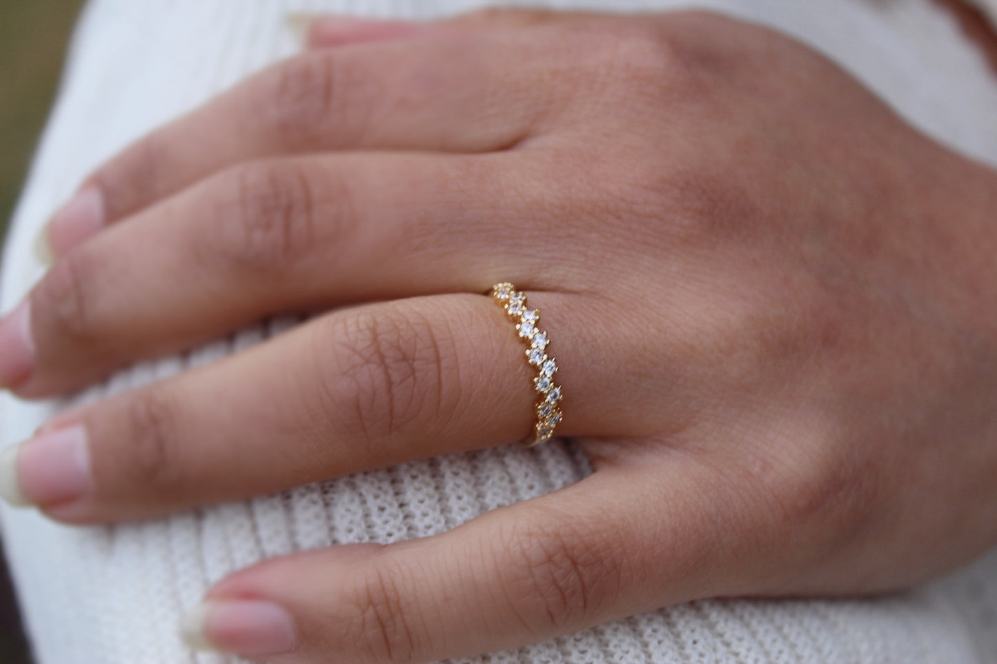Anillo Tara Luz zig zag