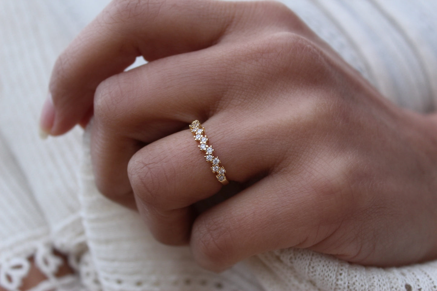 Anillo Tara Luz zig zag