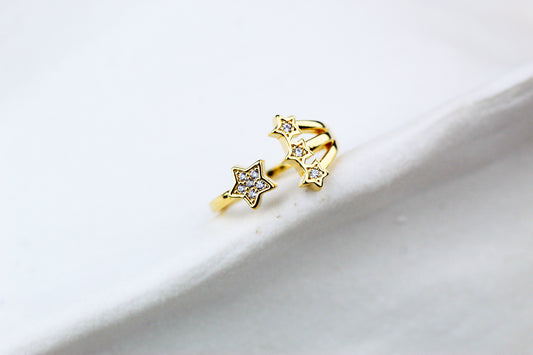 Anillo Tri Stella Frost