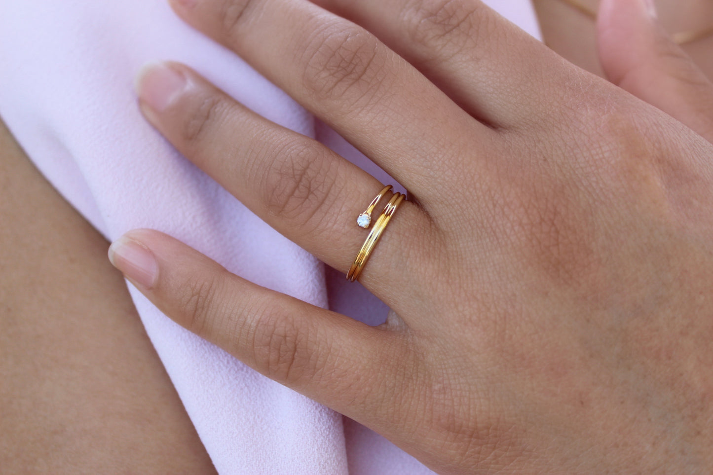 Anillo BB Luz, brillo sutil para cada día