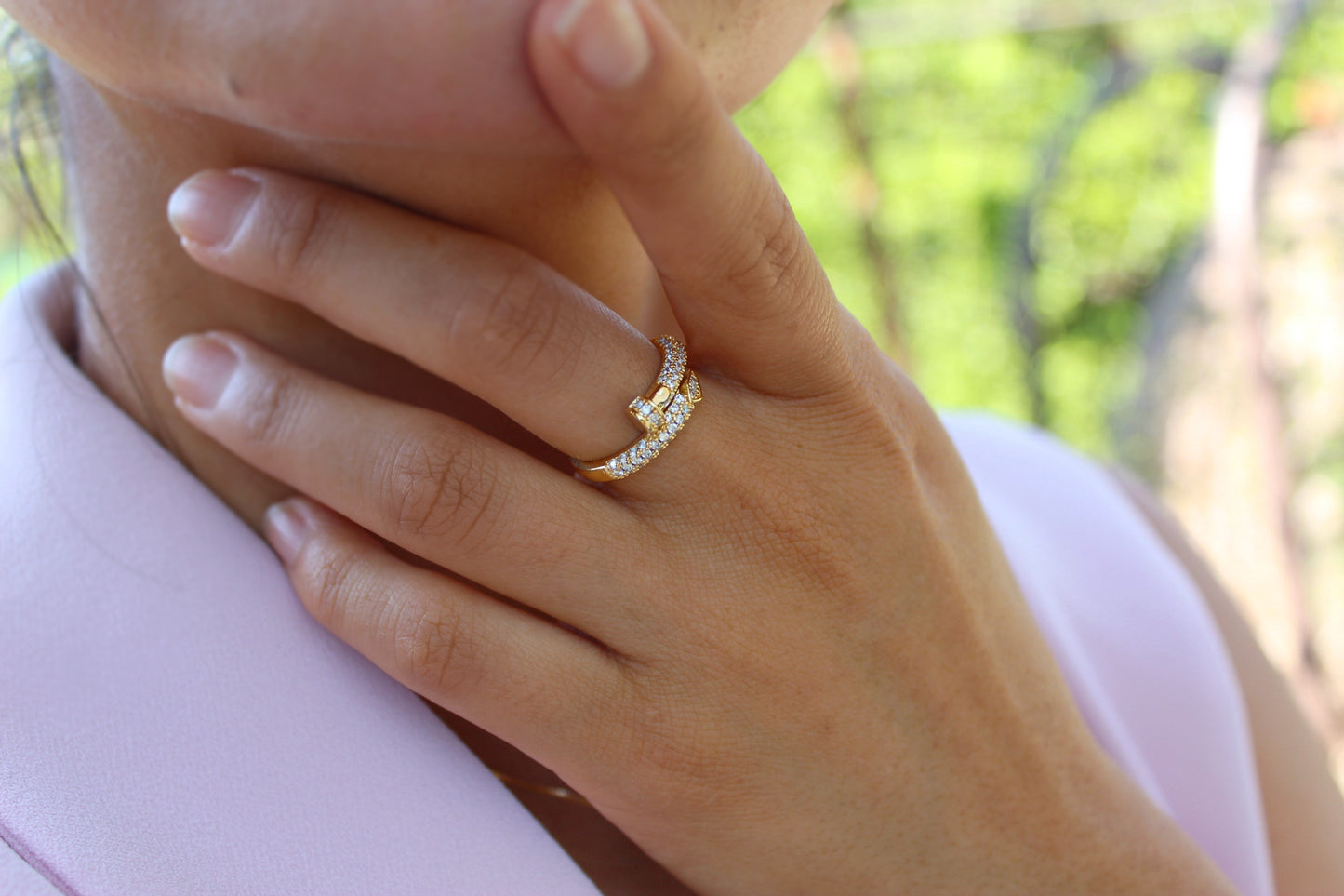 Anillo Clavo Gru Frost, carácter que se siente en cada detalle