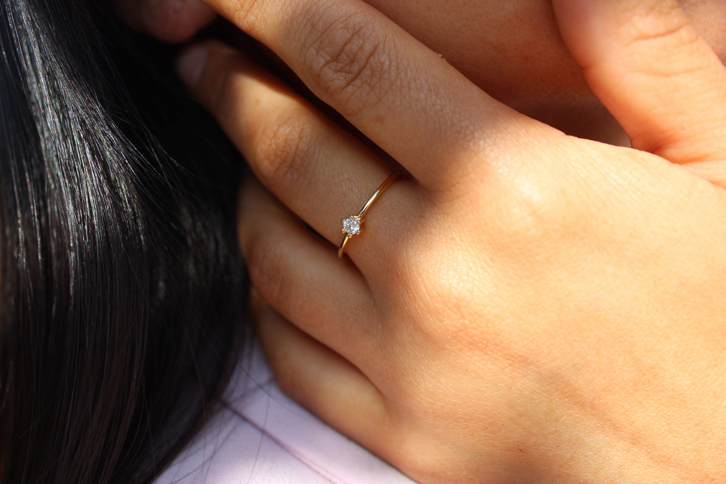 Anillo Diane Luz C Gru, un toque de luz que nunca pasa de moda