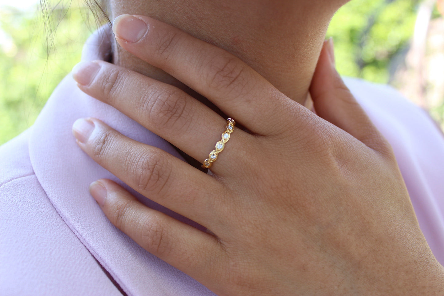 Anillo Donza Luz, un destello sutil que realza tu esencia