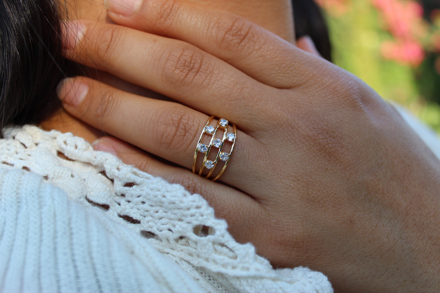 Anillo Grecia Sie Luz, carácter delicado que ilumina tu forma de expresarte