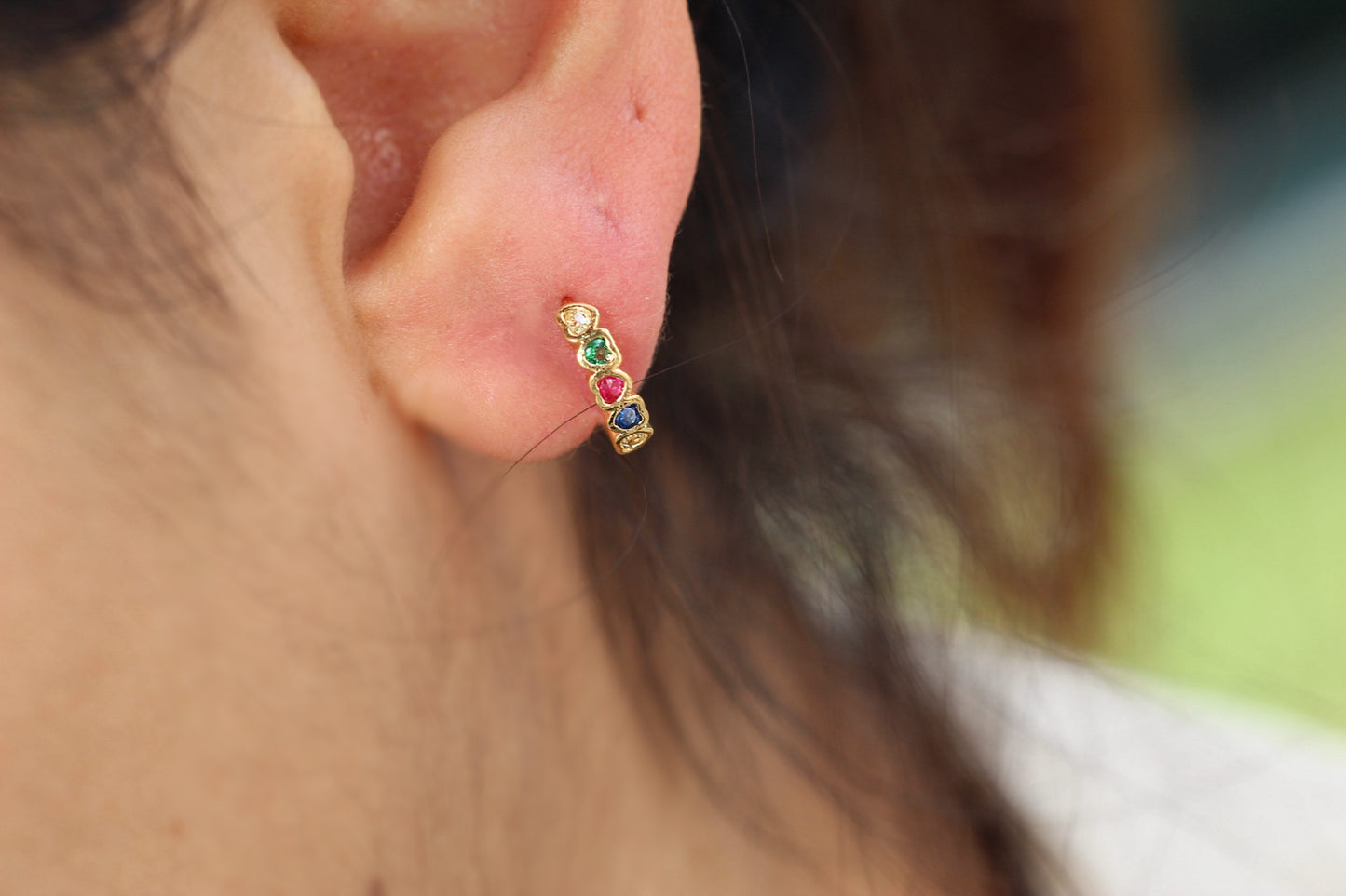 Argollas Borneo Corazones Cor 1,2