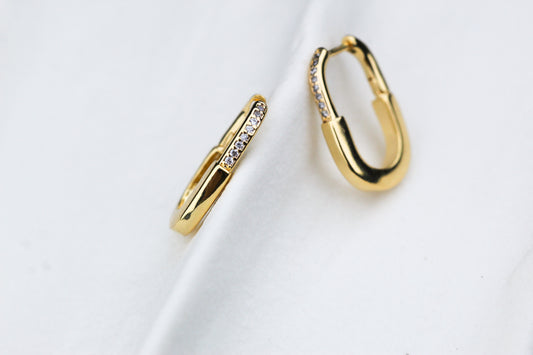 Argollas Borneo Oval Línea f.