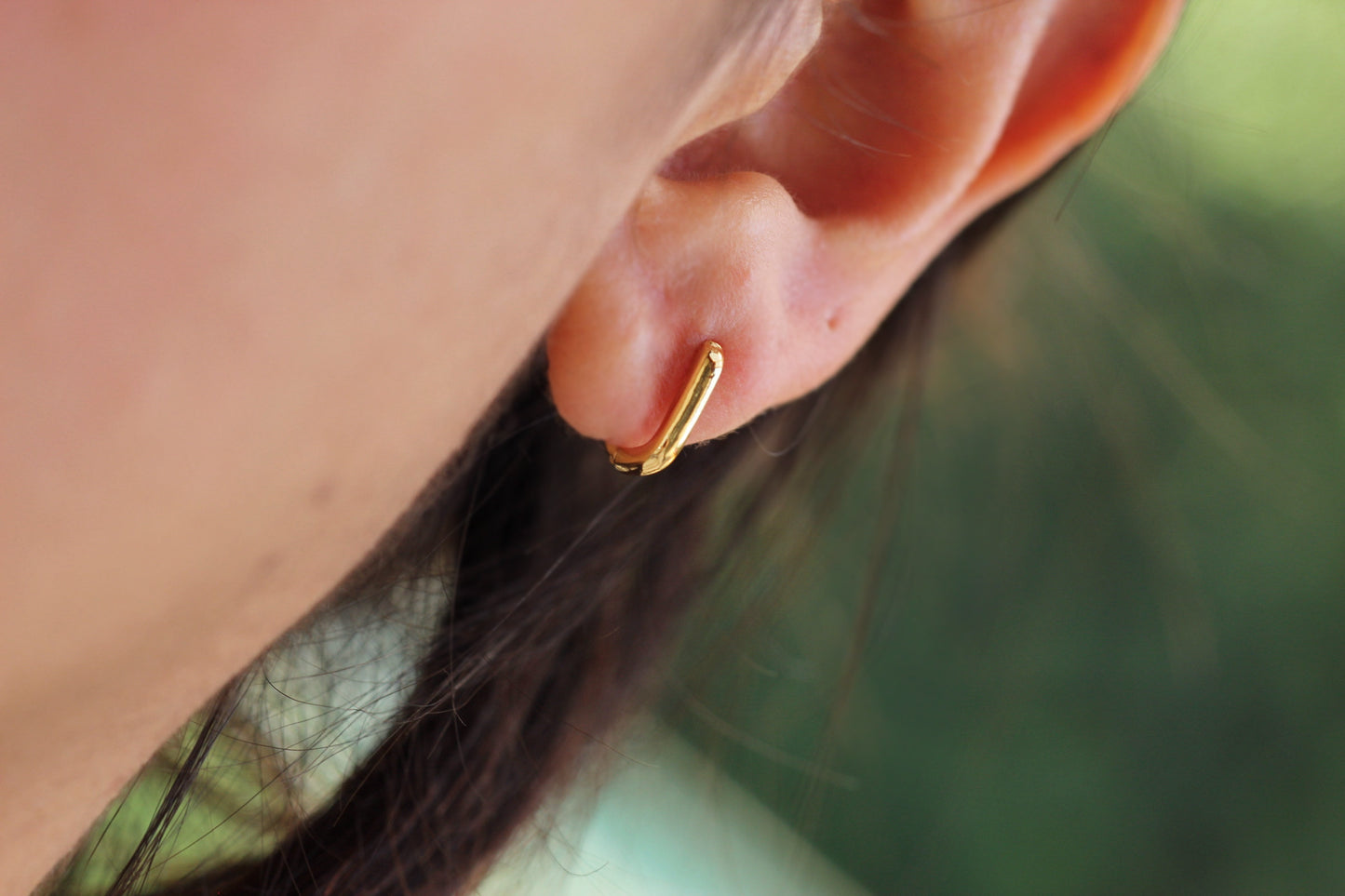 Argollas Borneo Rec 1 cm