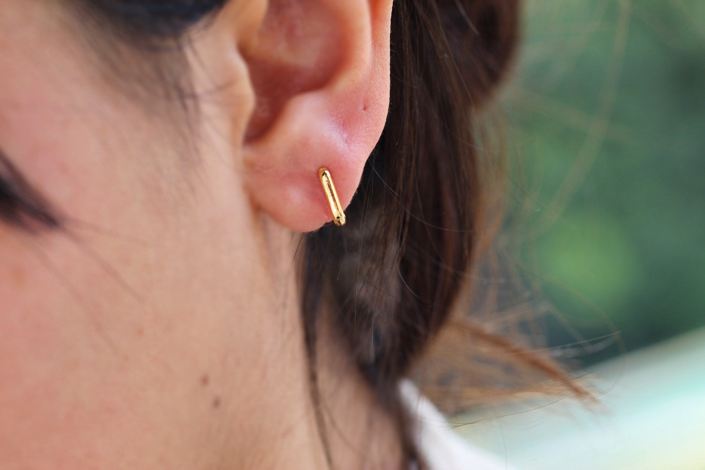 Argollas Borneo Rec 1 cm