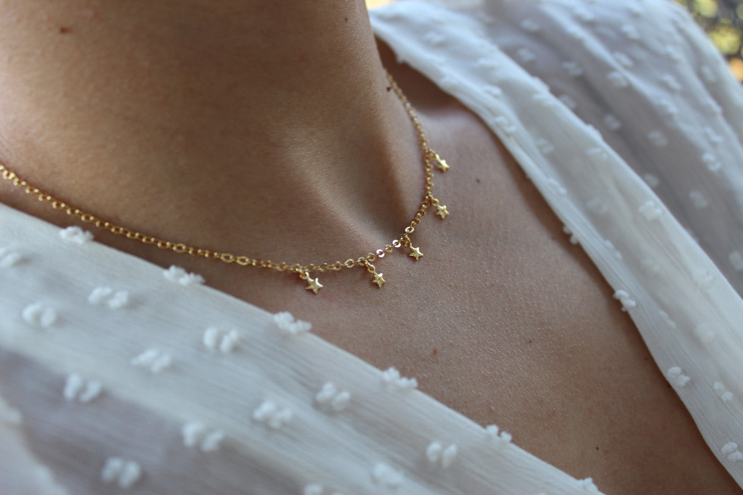 Collar Copelia BB Mini Stella, un cielo de estrellas en tu estilo.