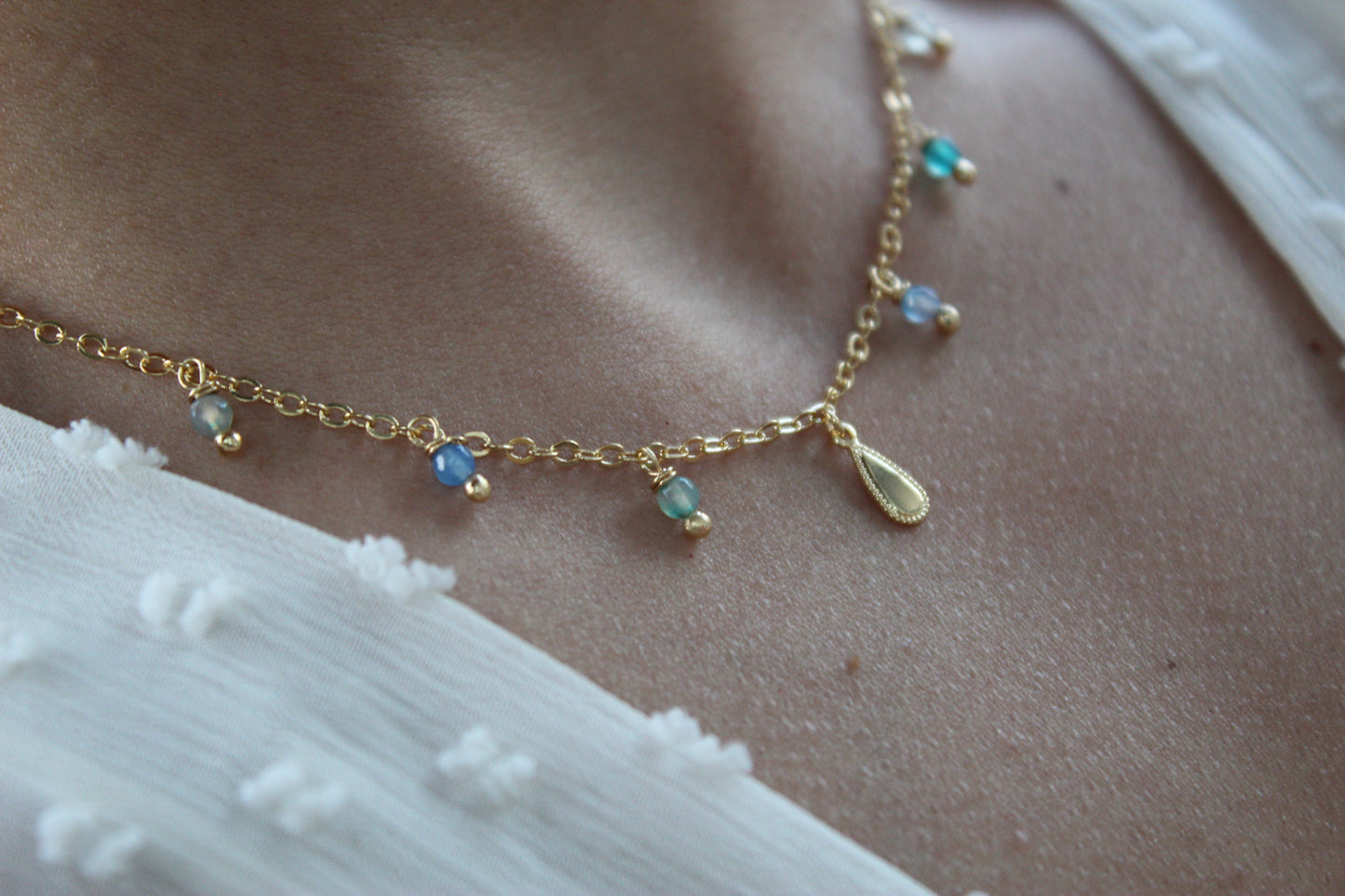 Collar Copelia Drops Piedras, energía y frescura.
