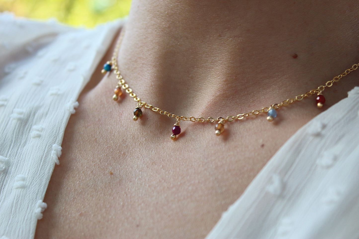 Collar Copelia Piedras, energía y equilibrio.